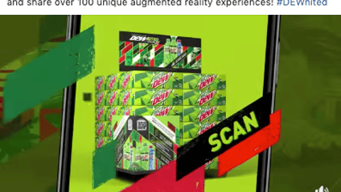 Mountain Dew 'Dewnited States' Walmart Facebook Update